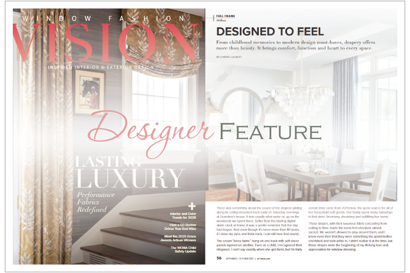 Window Fashion Vision Magazine Sept/Oct 2025 FEATURE